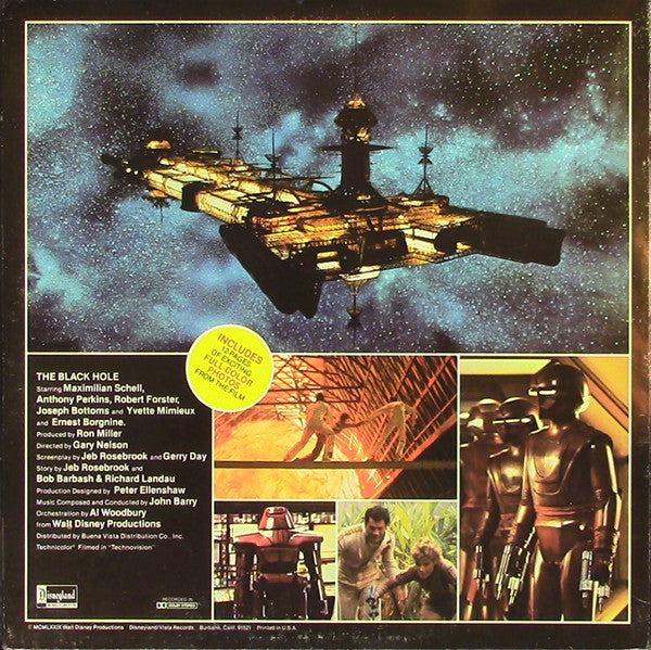 John Barry : The Black Hole (LP, Album, Gat)