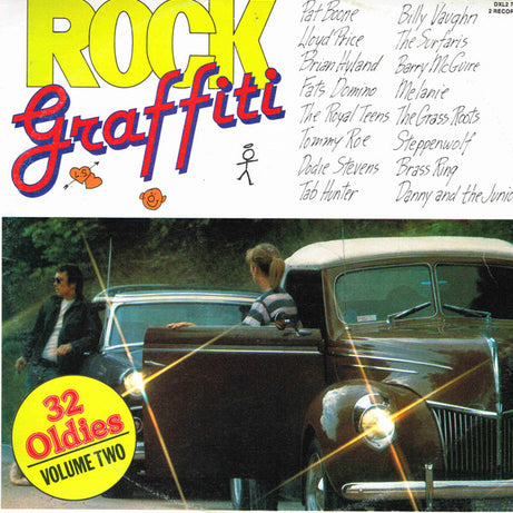 Various : Rock Graffiti - 32 oldies volume 2 (2xLP, Comp, gat)
