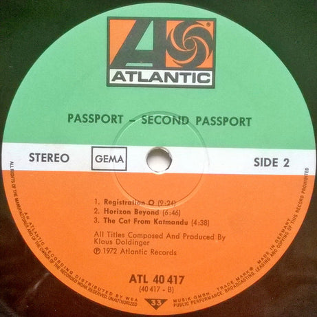 Passport (2) : Second Passport (LP, Album, RP)