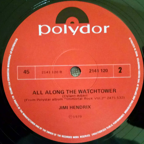 Jimi Hendrix : Gloria (12", Single, M/Print, S/Edition)