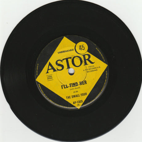 The Small Four : One Up For Me (7", Single)