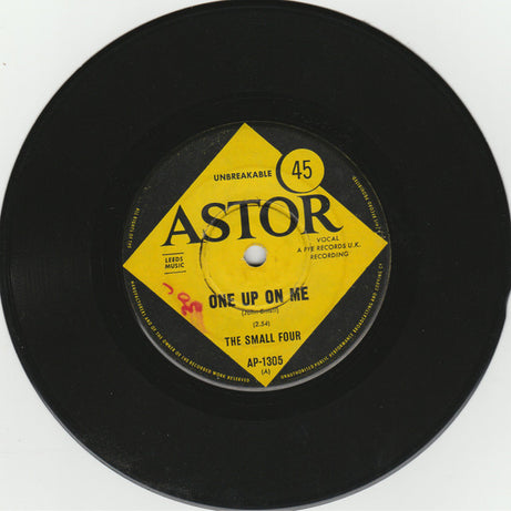 The Small Four : One Up For Me (7", Single)