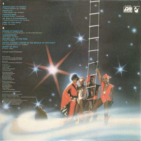 Boney M. : Nightflight To Venus (LP, Album, Pic)