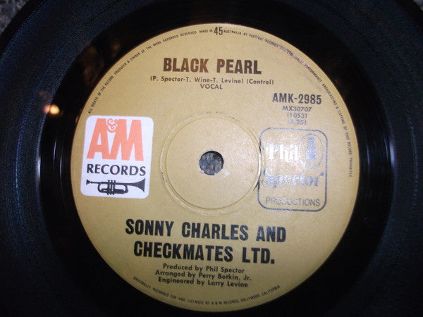 Sonny Charles And The Checkmates Ltd. : Black Pearl / Lazy Susan (7", Single)
