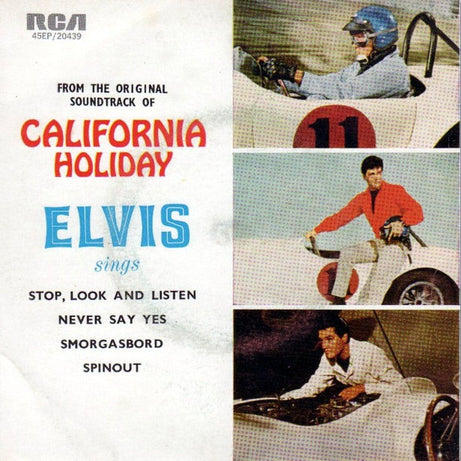 Elvis Presley With The Jordanaires : California Holiday (7", EP)