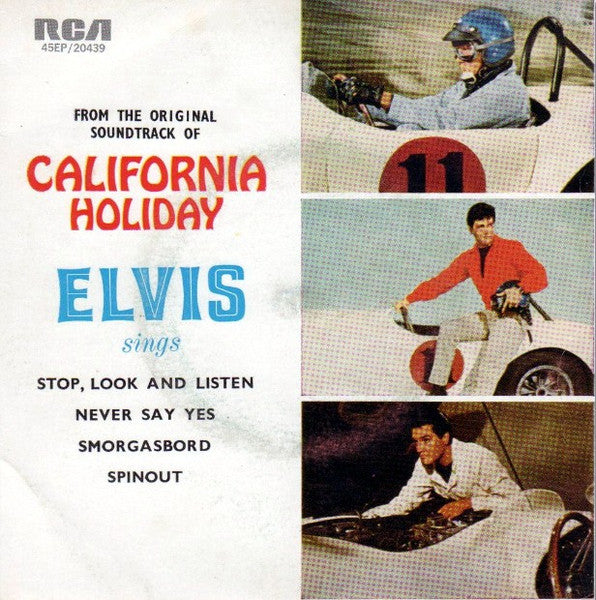 Elvis Presley With The Jordanaires : California Holiday (7", EP)