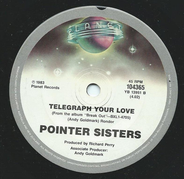 Pointer Sisters : Neutron Dance (7", Single)