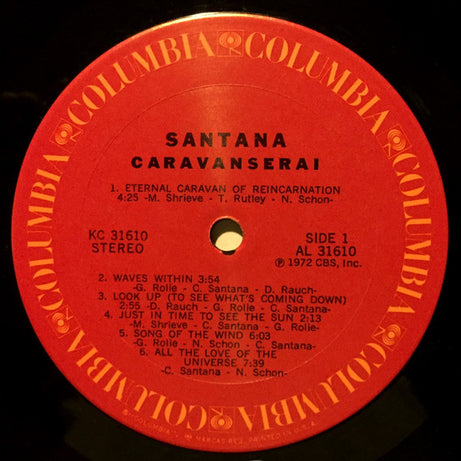 Santana : Caravanserai (LP, Album, Gat)