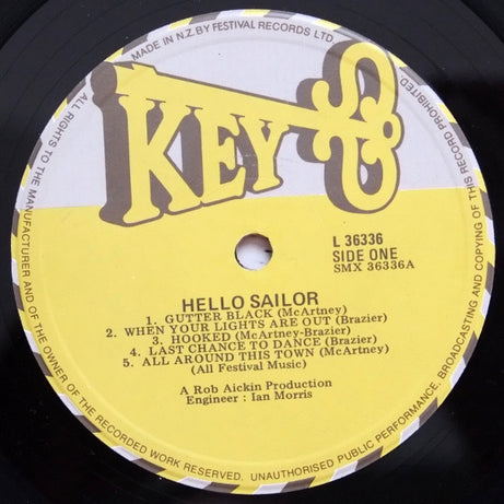 Hello Sailor : Hello Sailor (LP, Album, Gat)