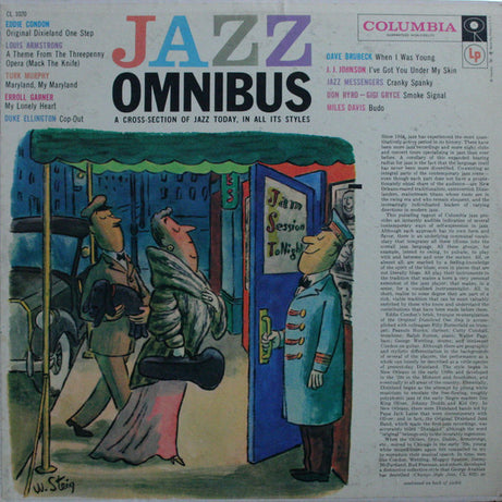 Various : Jazz Omnibus (LP, Album, Comp, Mono)