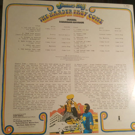 Various : The Harder They Come (Original Soundtrack Recording) (LP, Comp, RE)