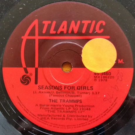 The Trammps : Body Contact Contract / Seasons For Girls (7", Single)