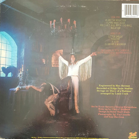 Ozzy Osbourne : Diary Of A Madman (LP, Album, Pit)