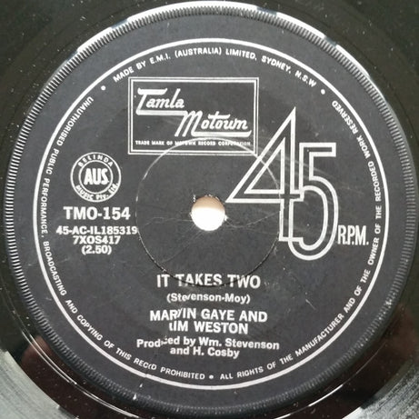 Marvin Gaye And Kim Weston : It Takes Two (7", Single)