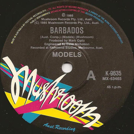 Models (2) : Barbados (7", Single)