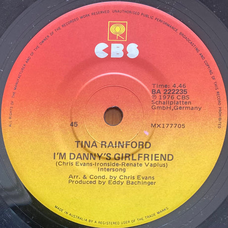Tina Rainford : Silver Bird  (7", Single)