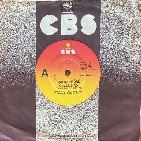 Tina Rainford : Silver Bird  (7", Single)