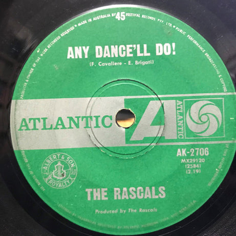 The Rascals : A Ray Of Hope (7", Single)
