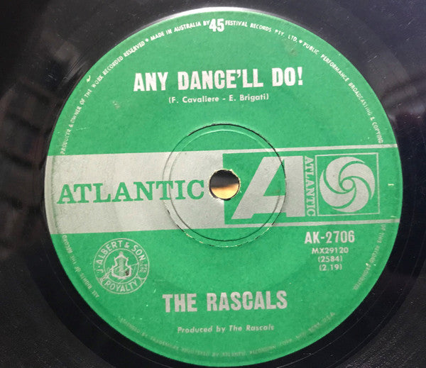 The Rascals : A Ray Of Hope (7", Single)