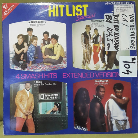 Altered Images / Bow Wow Wow / D-Train / Imagination : The Hit List Special (12", Comp)