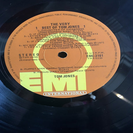 Tom Jones : The Very Best Of Tom Jones (LP, Comp)