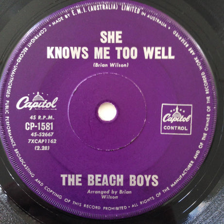 The Beach Boys : When I Grow Up (To Be A Man) (7", Single)