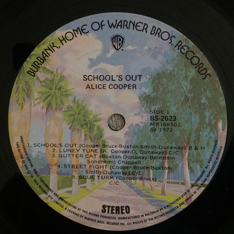 Alice Cooper : School's Out (LP, Album, RP)