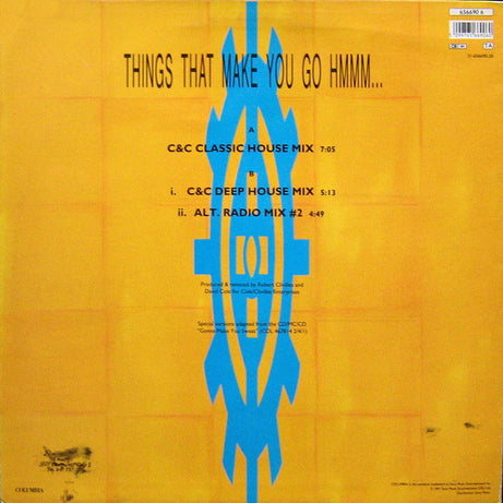 C + C Music Factory Featuring Freedom Williams : Things That Make You Go Hmmm... (12", Single)
