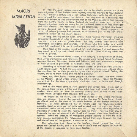 Various : The Maori Of New Zealand (7", EP, RE)