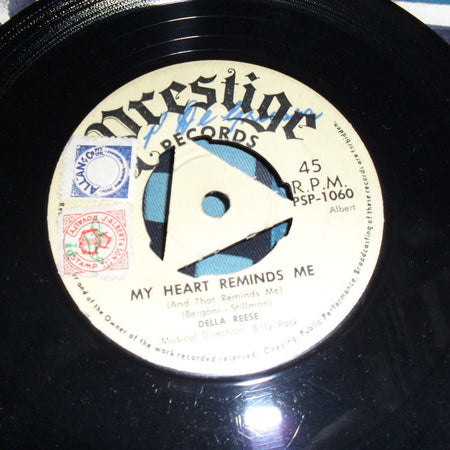 Della Reese : My Heart Reminds Me (7", Single)