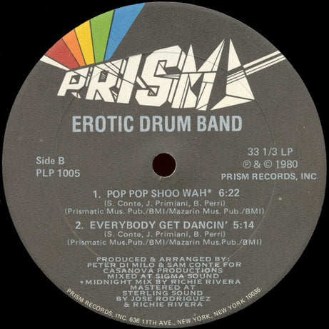 Erotic Drum Band : Touch Me Where It's Hot (LP, Album)