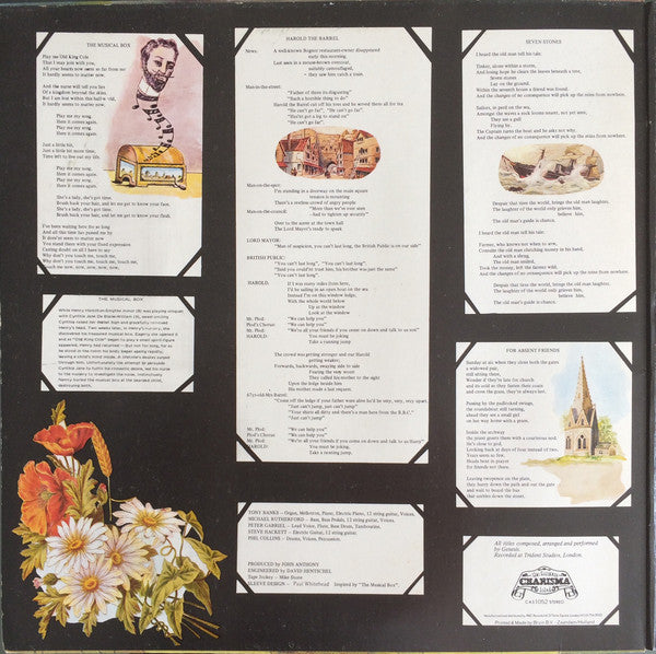 Genesis : Nursery Cryme (LP, Album, RE, Bru)