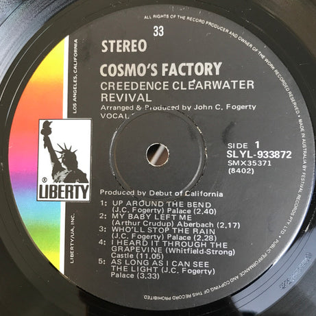 Creedence Clearwater Revival : Cosmo's Factory (LP, Album, M/Print)