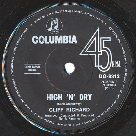 Cliff Richard : Congratulations (7", Single)