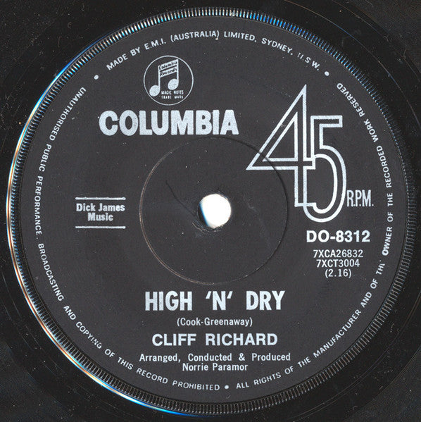 Cliff Richard : Congratulations (7", Single)