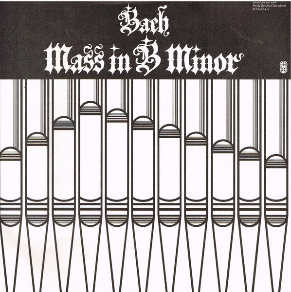 Bach* : Mass in B Minor (3xLP, Club, RE + Box)