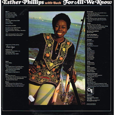 Esther Phillips With Joe Beck : For All We Know (LP, Album)