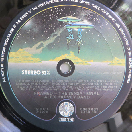 The Sensational Alex Harvey Band : Framed (LP, Album, RP, Gat)
